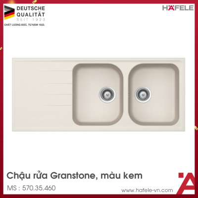 Chậu Rửa Chén HS18-GED2R80 Hafele 570.35.460