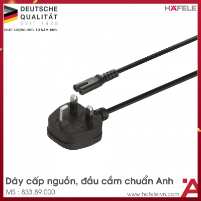 Dây Cắm Nguồn Đèn Led Chuẩn Anh Hafele 833.89.000