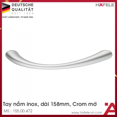 Tay Nắm Tủ Inox D158mm Hafele 155.00.472