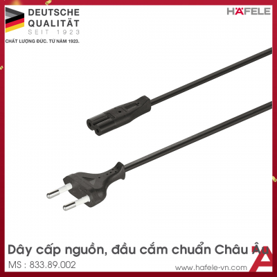 Dây Cắm Nguồn Đèn Led Chuẩn EU Hafele 833.89.002