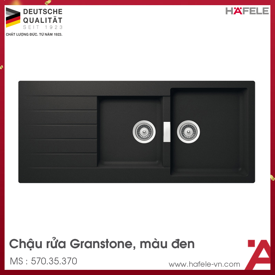 Chậu Rửa Đá HS19-GED2S80 Hafele 570.35.370