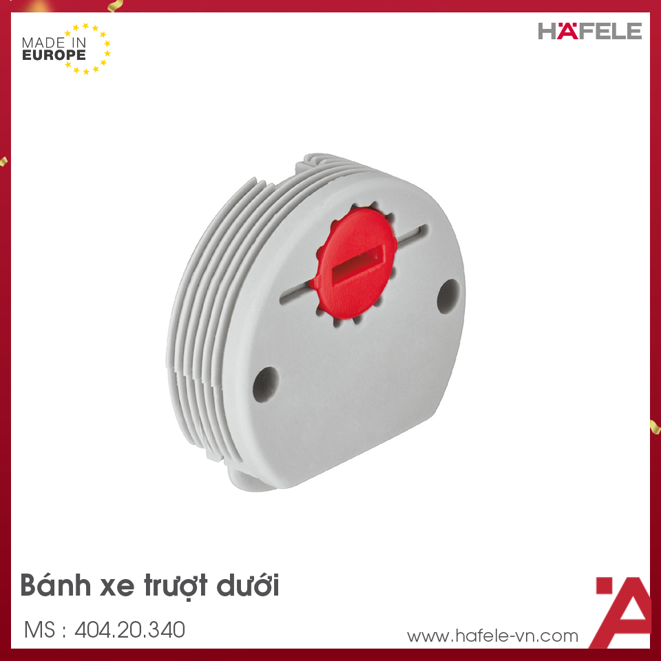 Bánh Xe Trượt Dưới Hafele 404.20.340