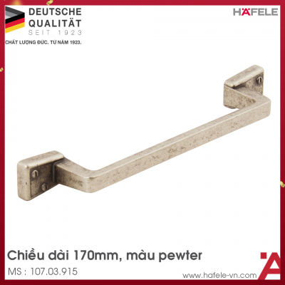 Tay Nắm Tủ Cổ Điển H170mm Hafele 107.03.915