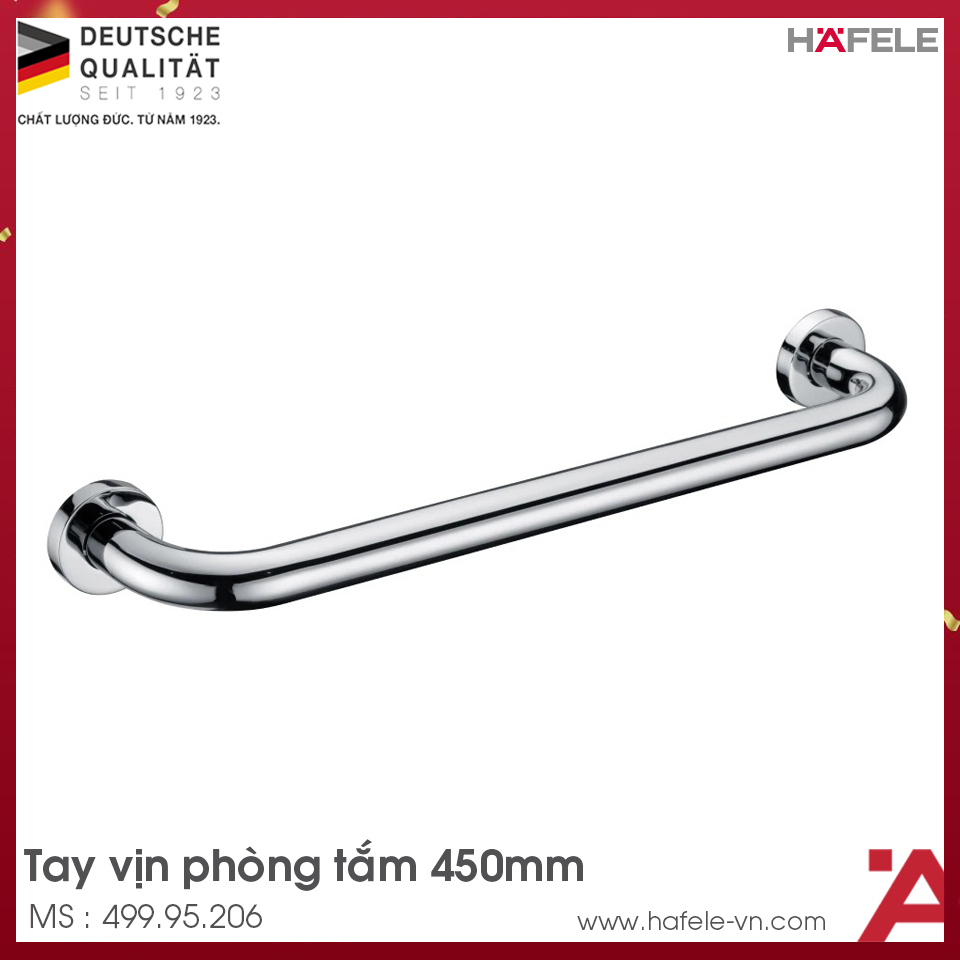 Tay Vịn Phòng Tắm 450mm Hafele 499.95.206