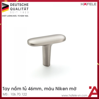 Quả Nắm Tủ 46mm H2140 Hafele 106.70.122