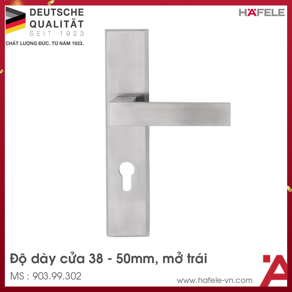 Tay Nắm Gạt Đế Dài C/C 72mm Hafele 903.99.302