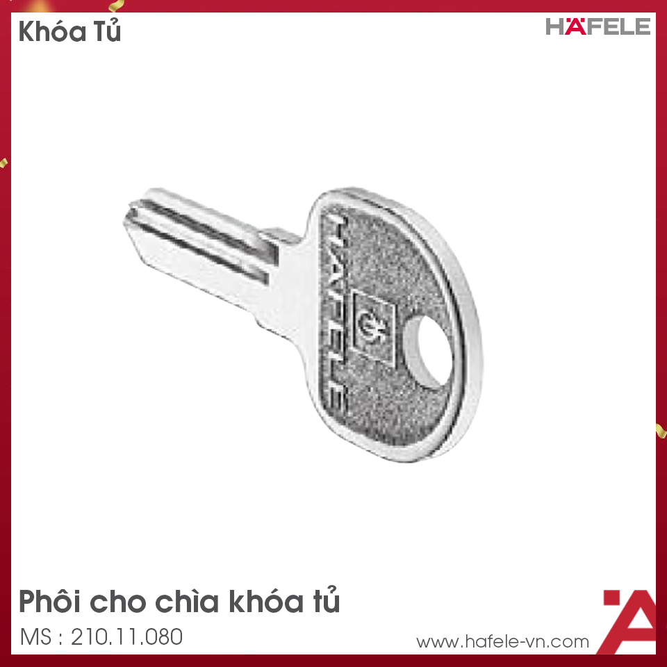Phôi Chìa Hafele 210.11.080
