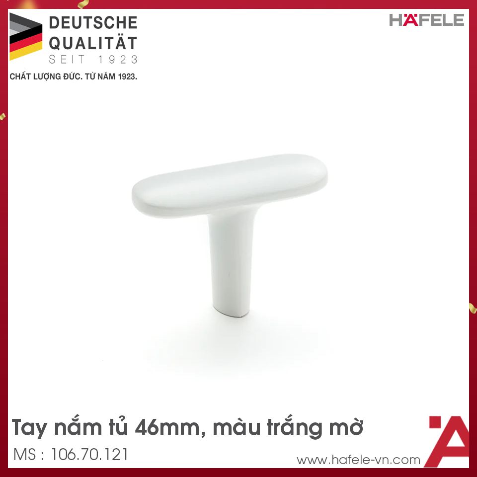 Quả Nắm Tủ 46mm H2140 Hafele 106.70.121