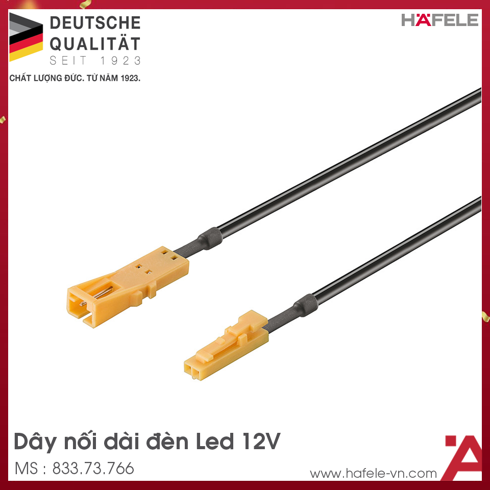 Dây Nối Dài Cho Đèn Led 12V 2000mm Hafele 833.73.766