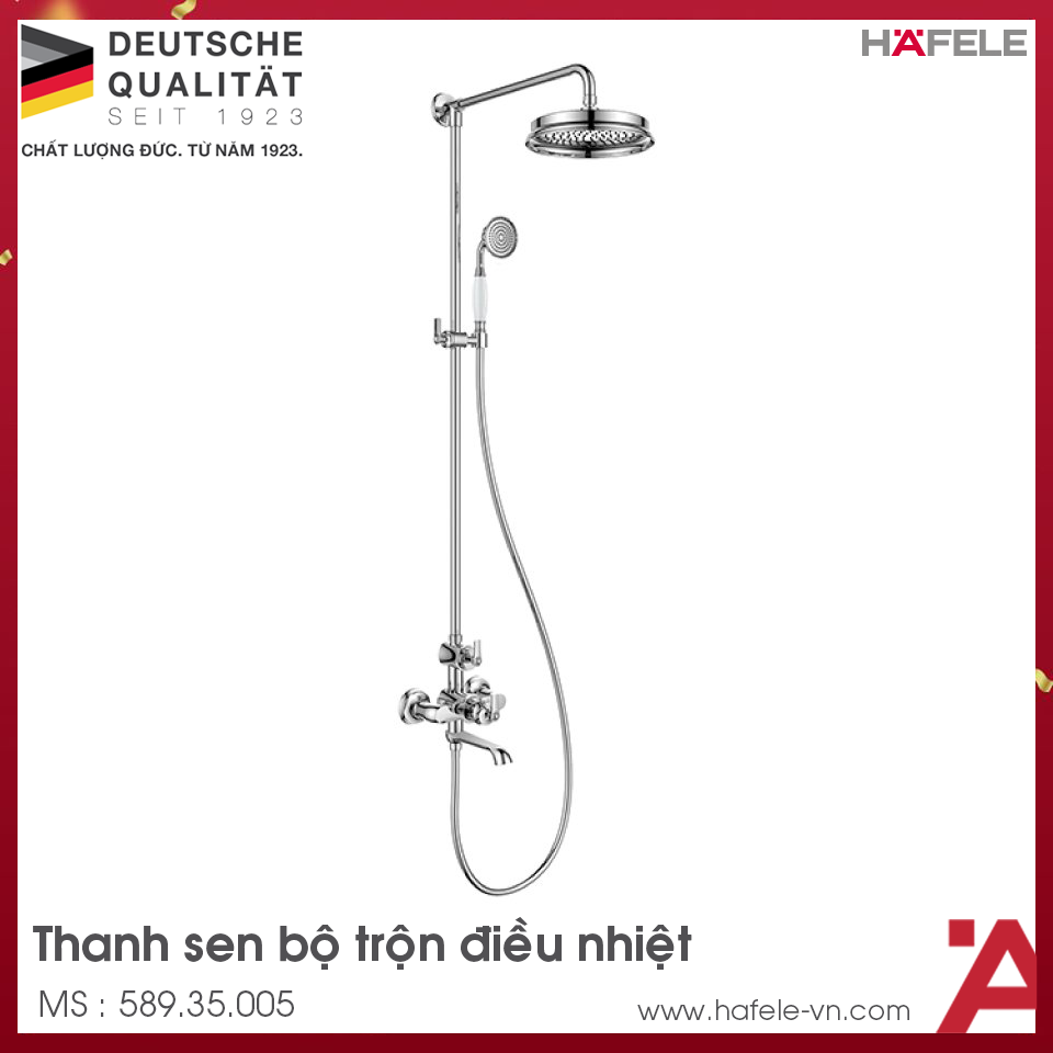 Thanh Sen Điều Nhiệt Kyoto Có Vòi Xả Bồn Hafele 589.35.005