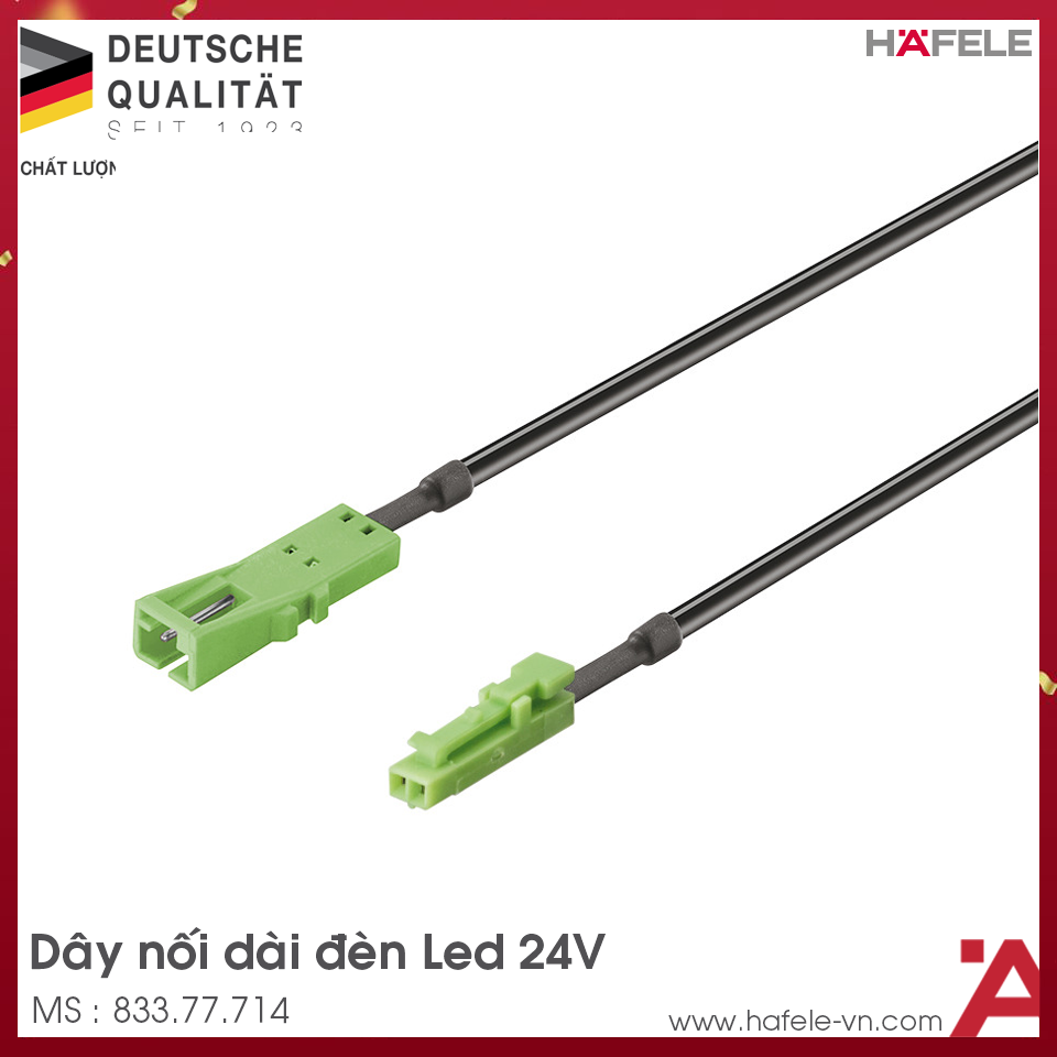 Dây Nối Dài Cho Đèn Led 24V 2000mm Hafele 833.77.714