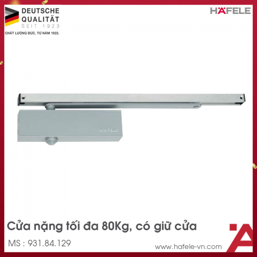 Thiết Bị Đóng Cửa Tự Động 80Kg Hafele 931.84.129