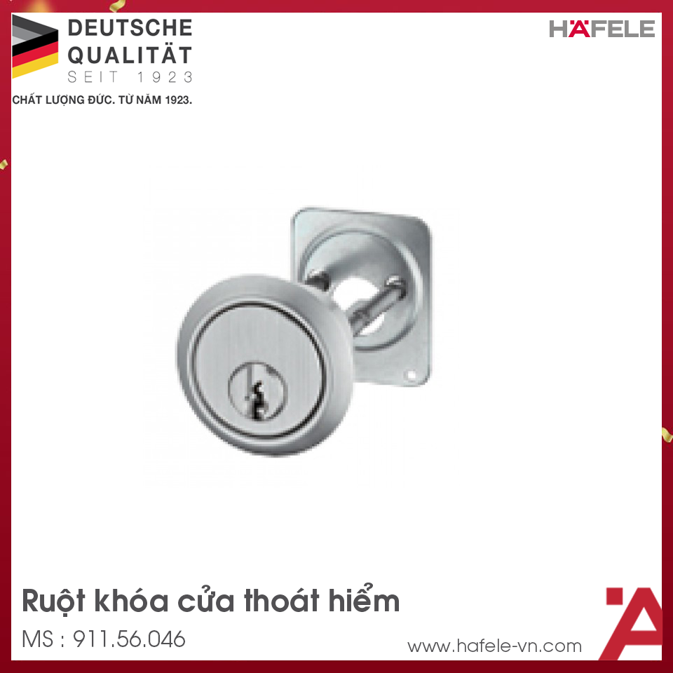 Ruột Khóa Thoát Hiểm Hafele 911.56.046