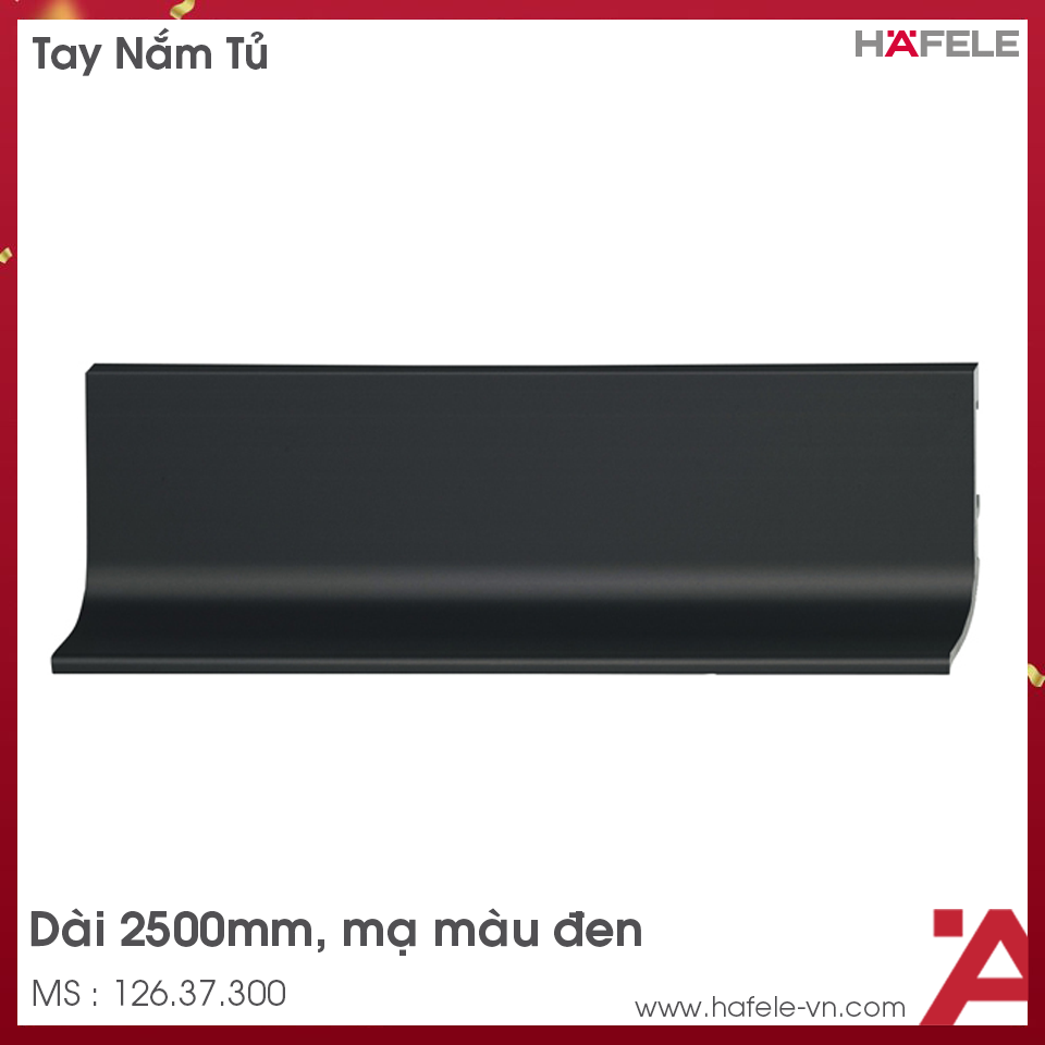 Tay Nắm Tủ Dạng Thanh Ngang Hafele 126.37.300