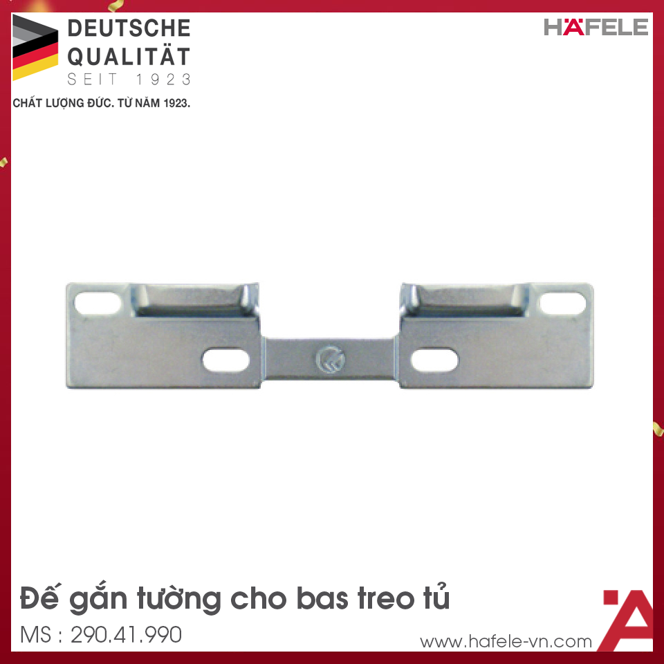 Đế Gắn Tường Cho Bas Treo Tủ Hafele 290.41.990