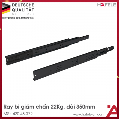 Ray Bi Giảm Chấn 350mm Hafele 420.48.372