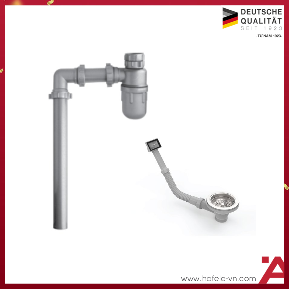 Bộ Xả Cho Chậu 1 Hộc Hafele 567.25.922