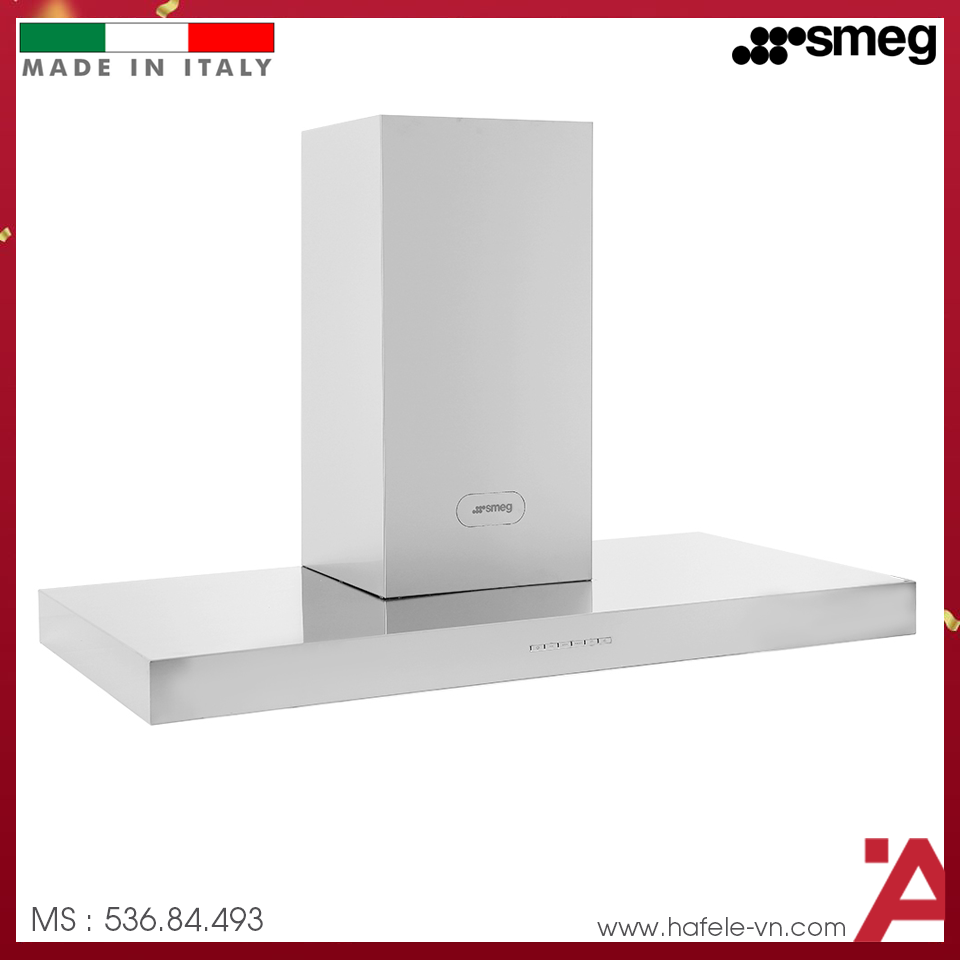 Máy Hút Mùi Gắn Tường 90CM Smeg KBT900XE 536.84.493