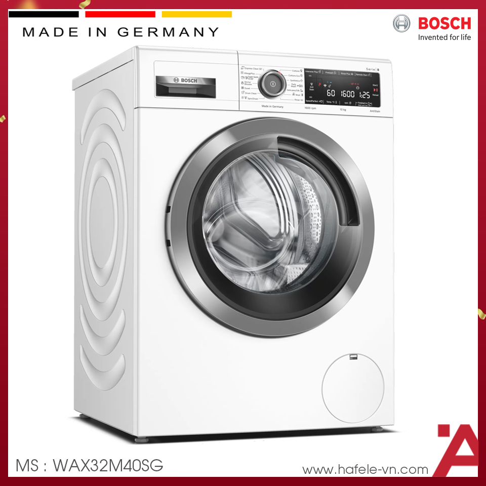 Máy Giặt 10Kg Bosch WAX32M40SG