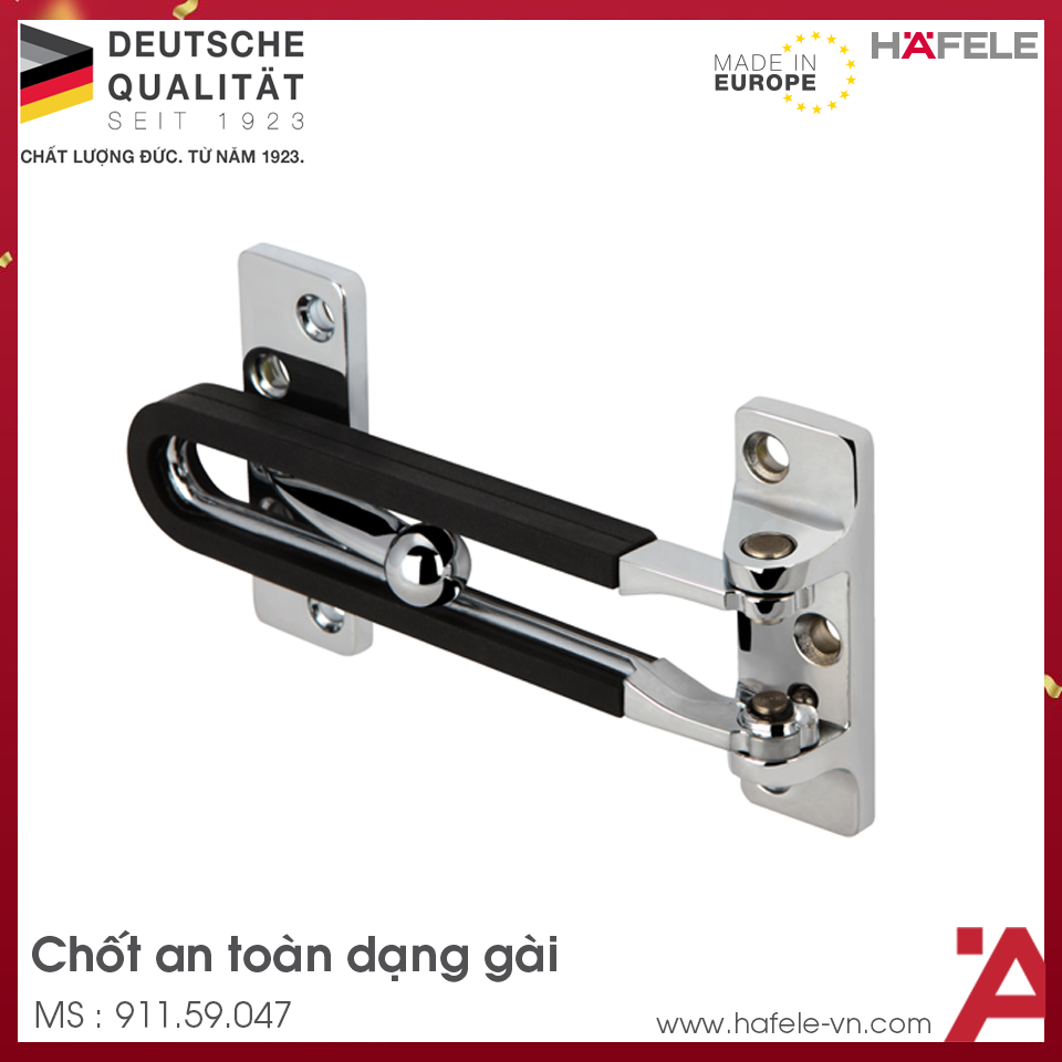 Chốt An Toàn Dạng Gài Hafele 911.59.047
