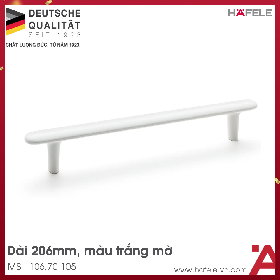 Tay Nắm Tủ 206mm H2135 Hafele 106.70.105