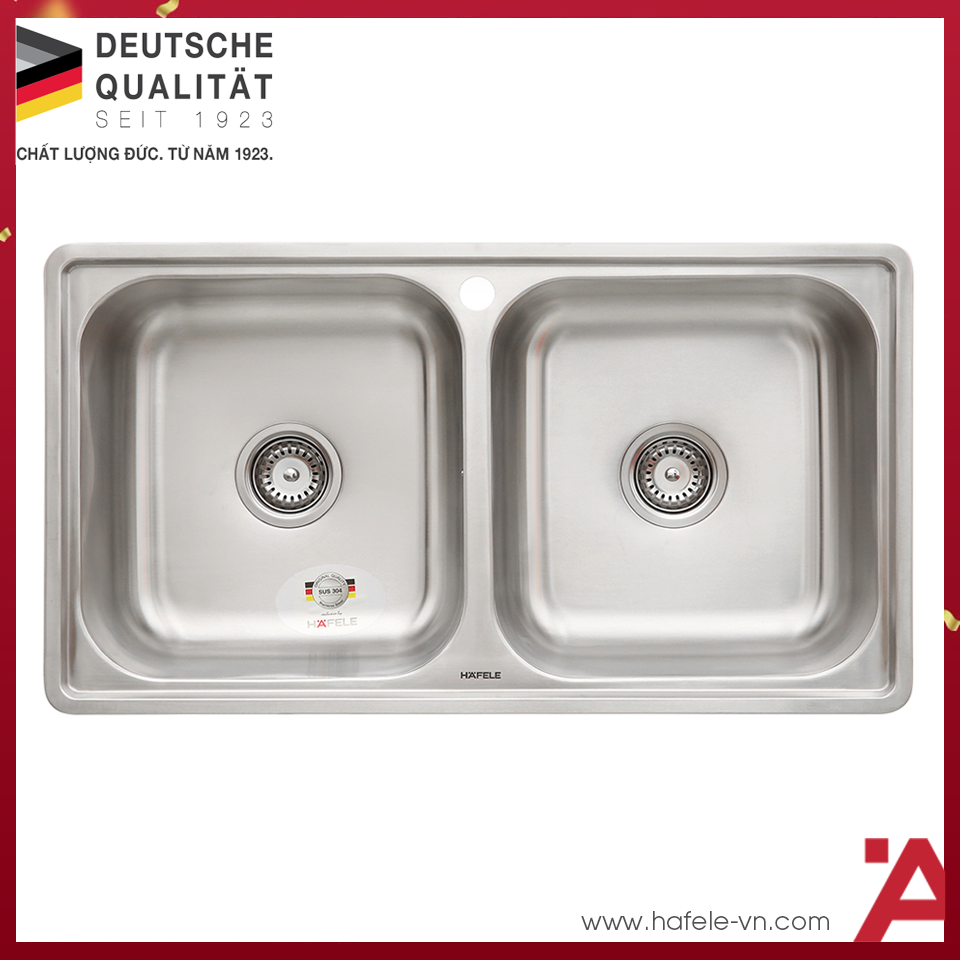 Chậu Rửa HS20-SSN2R90M Hafele 567.20.493