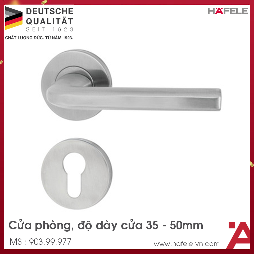 Tay Nắm Gạt Có Nắp Che Cửa Phòng Hafele 903.99.977