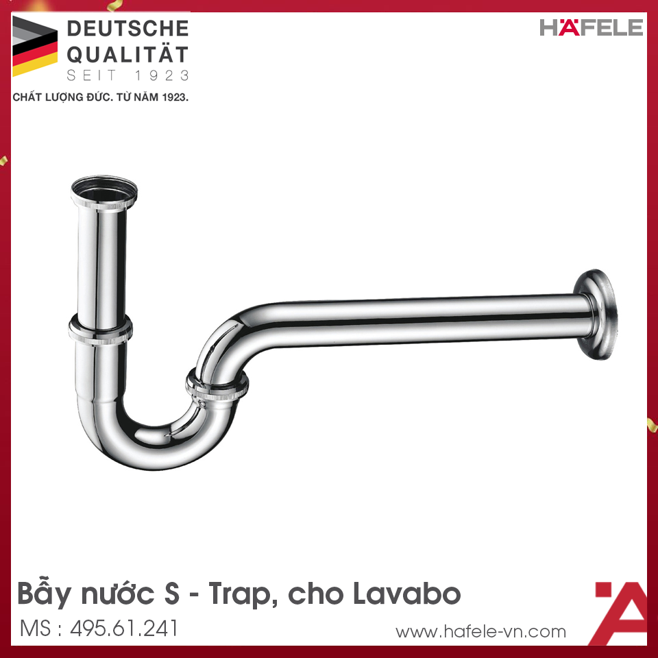 Bẫy Nước S-Trap Hafele 495.61.241