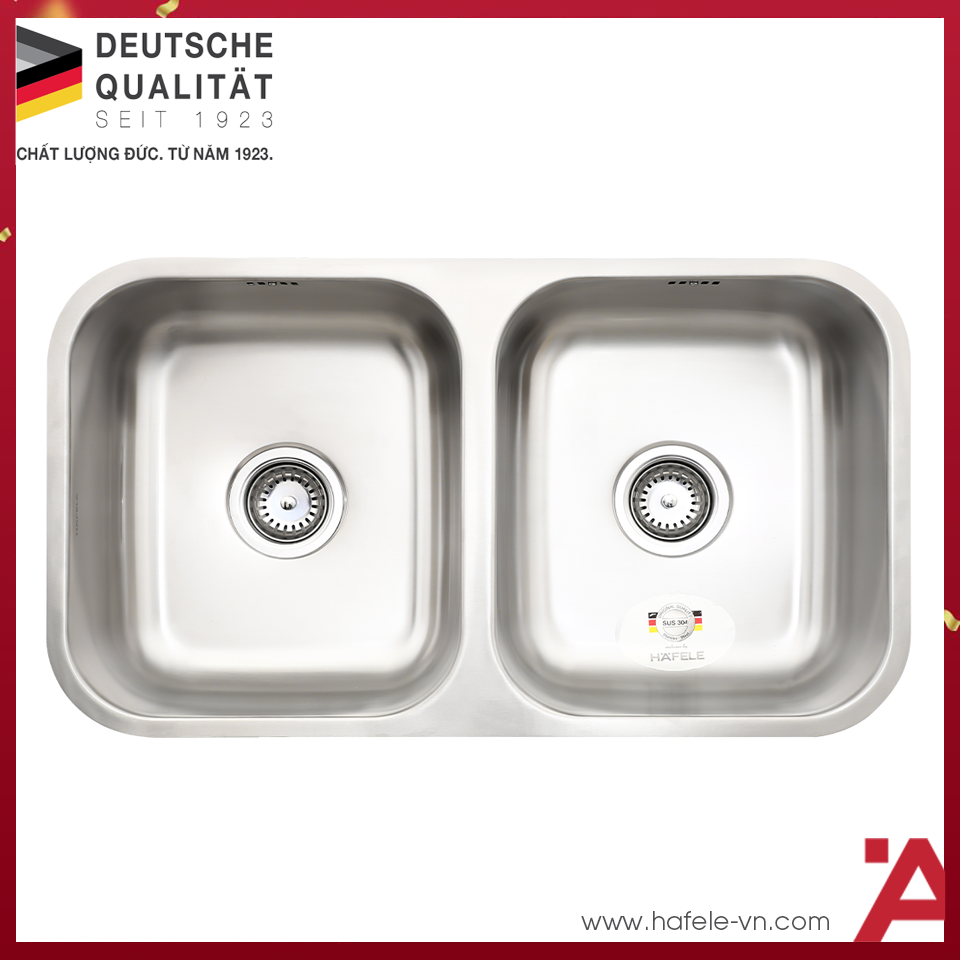 Chậu Rửa Chén HS20-SSN2R90S Hafele 567.20.506