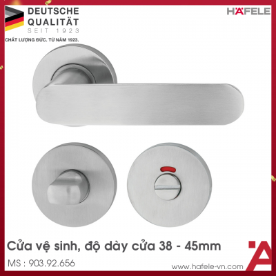Tay Nắm Gạt Có Nắp Che Cửa Vệ Sinh Hafele 903.99.986