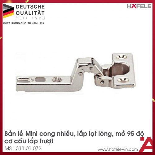 Bản Lề Lọt Lòng Metalla Mini A 110º Hafele 311.01.072