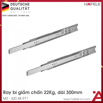 Ray Bi Giảm Chấn 300mm Hafele 420.48.971