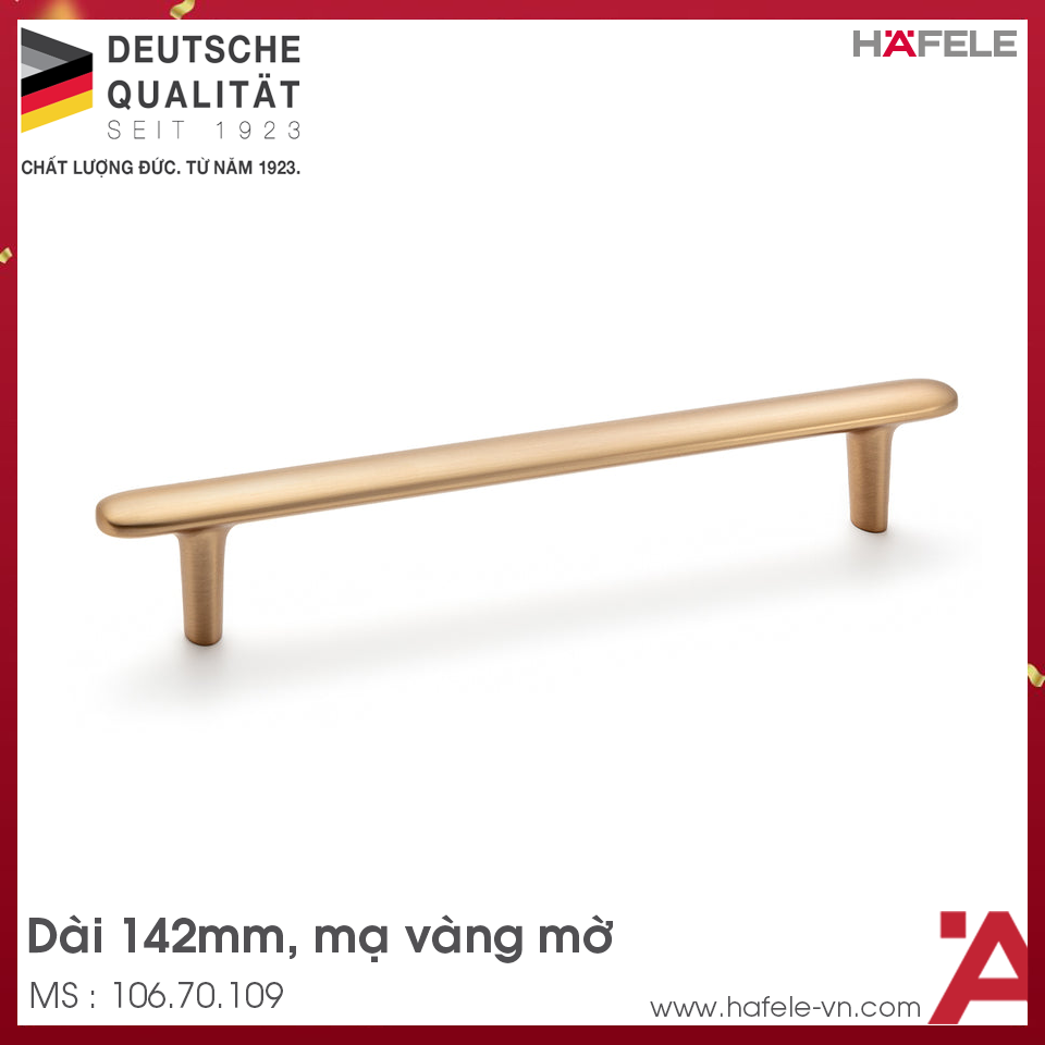 Tay Nắm Tủ 142mm H2135 Hafele 106.70.109