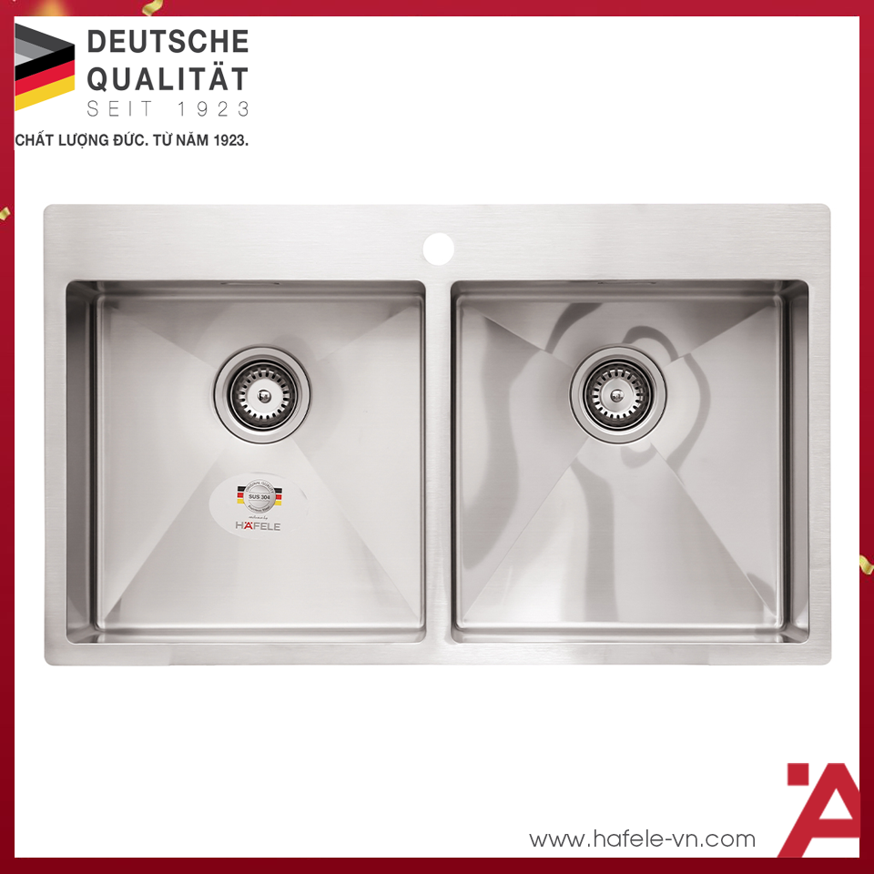 Chậu Rửa Chén Hafele HS20-SSN2S90 Hafele 567.20.537
