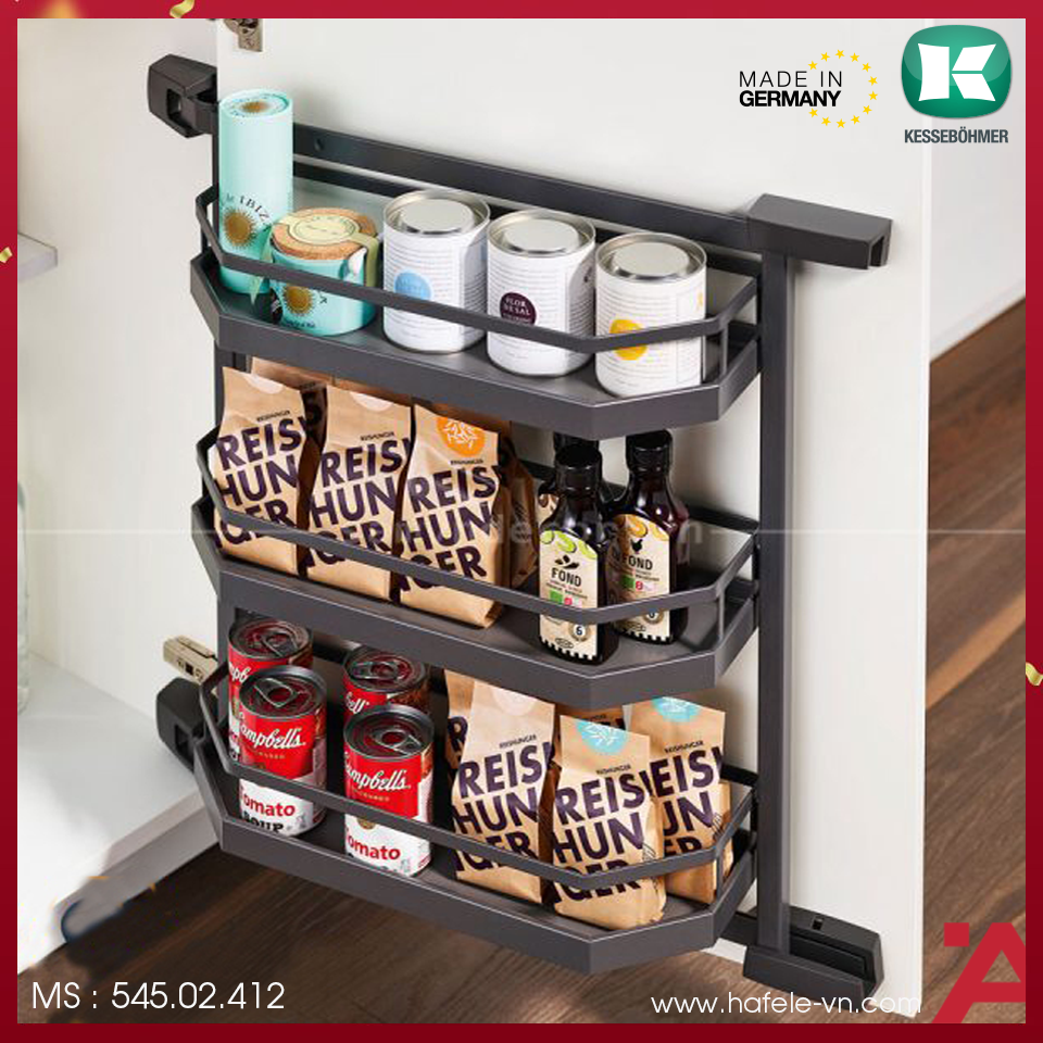Bộ Kệ Đựng Thực Phẩm 600mm Tandem Side Hafele 545.02.412