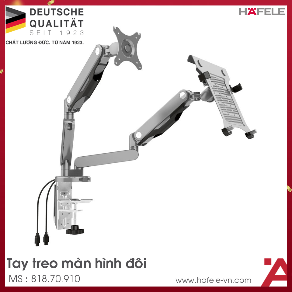 Tay Treo Màn Hình Đôi Hafele 818.70.910