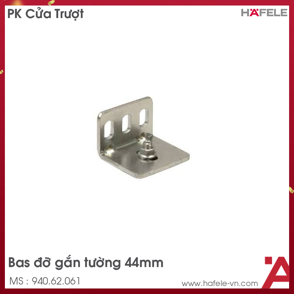 Bas Đỡ Gắn Tường 44mm Hafele 940.62.061