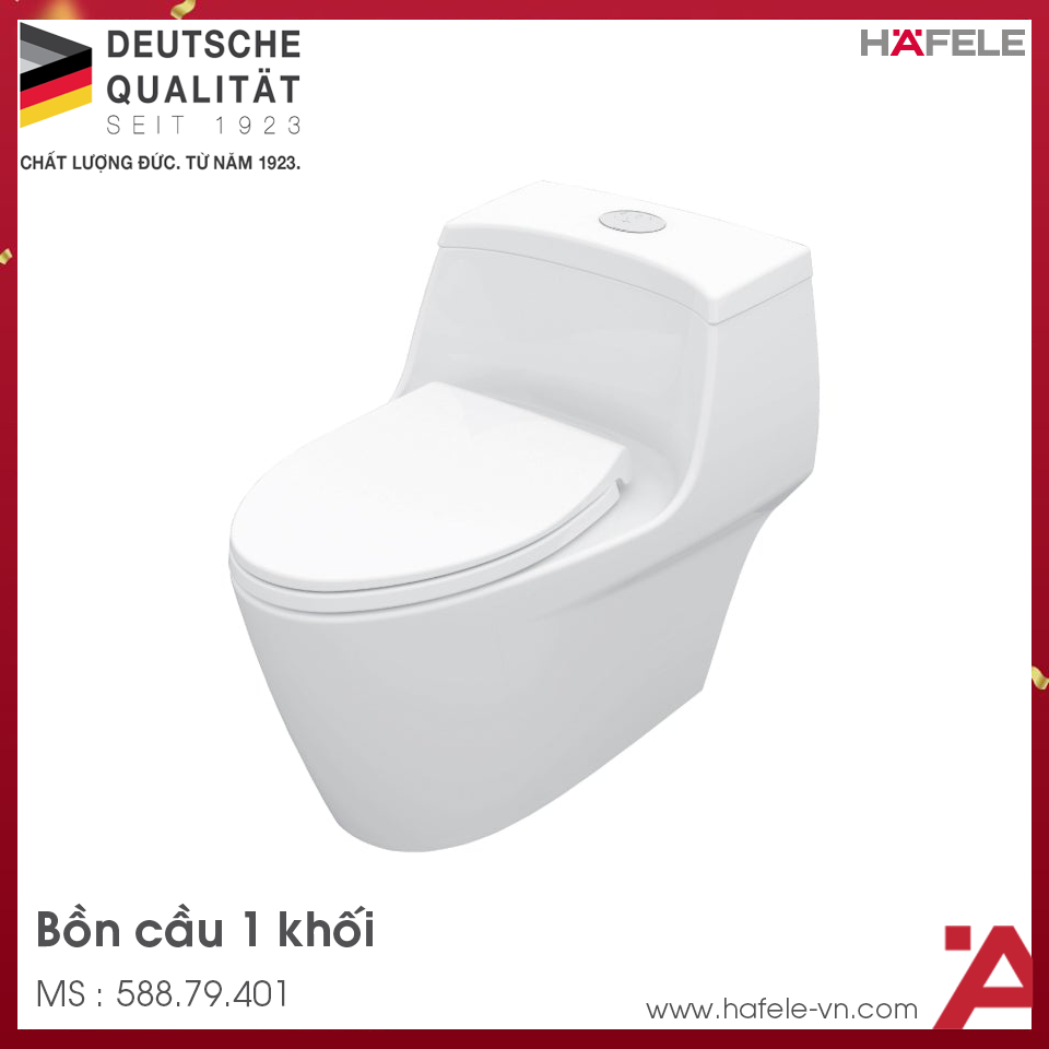 Bồn Cầu 1 Khối Iconic Hafele 588.79.400