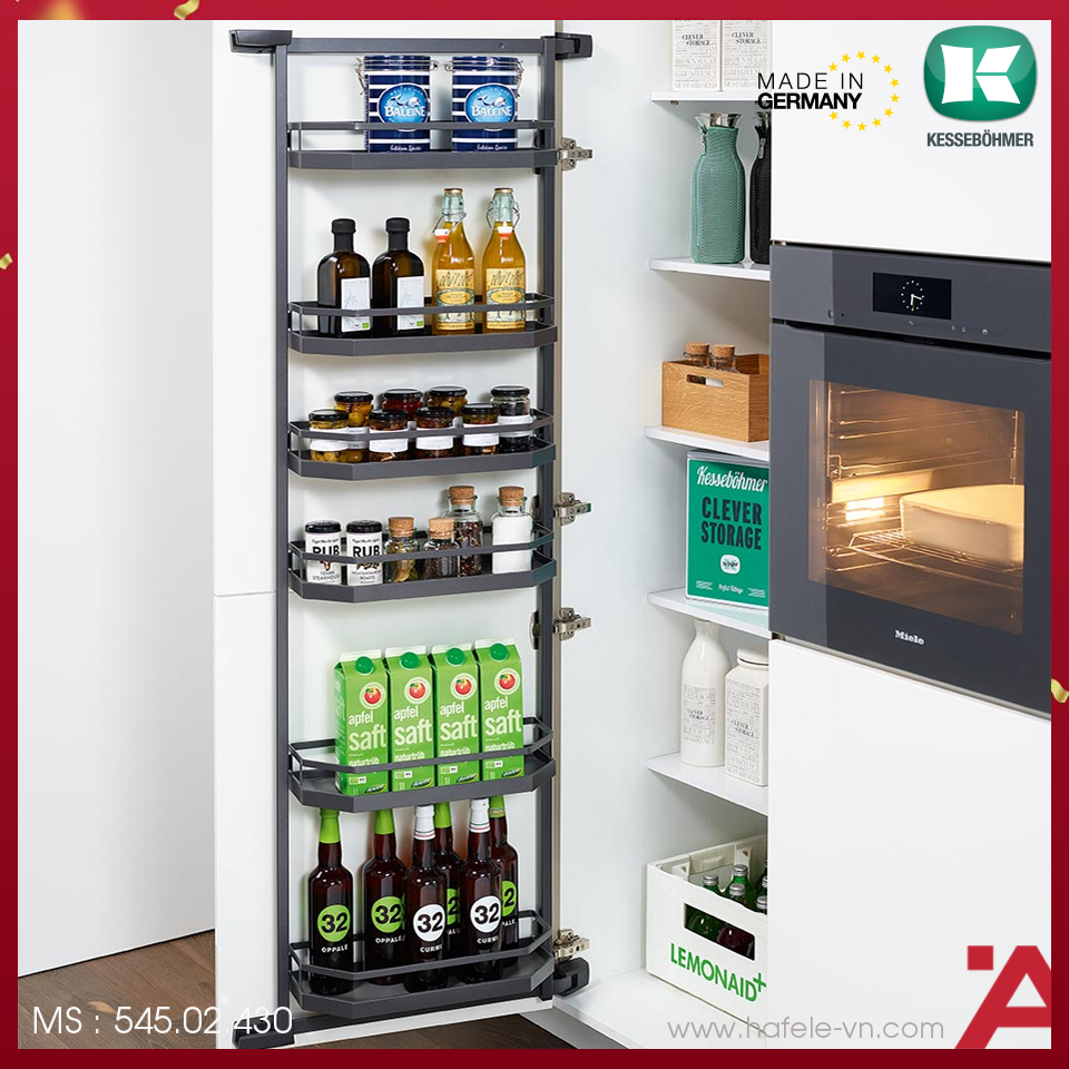Tủ Đựng Đồ Khô 450mm Tandem Side Hafele 545.02.430