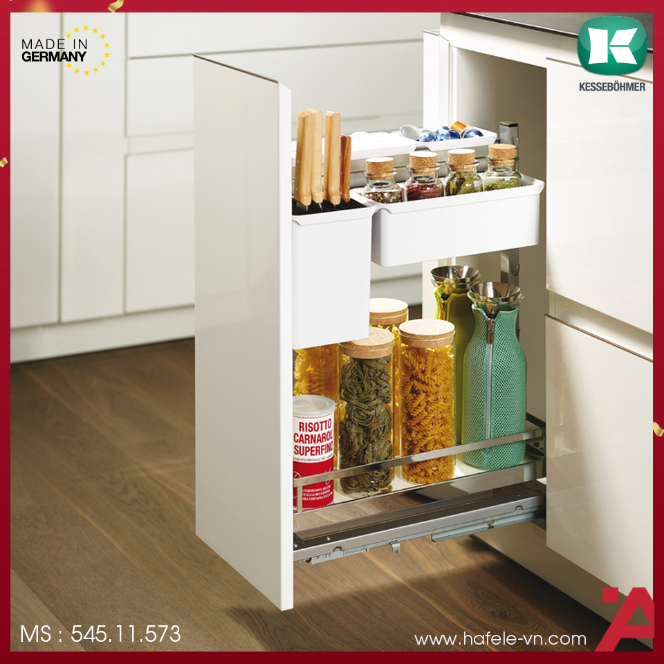 Bộ Rổ Kéo Dipensa Junior III 400mm Hafele 545.11.573