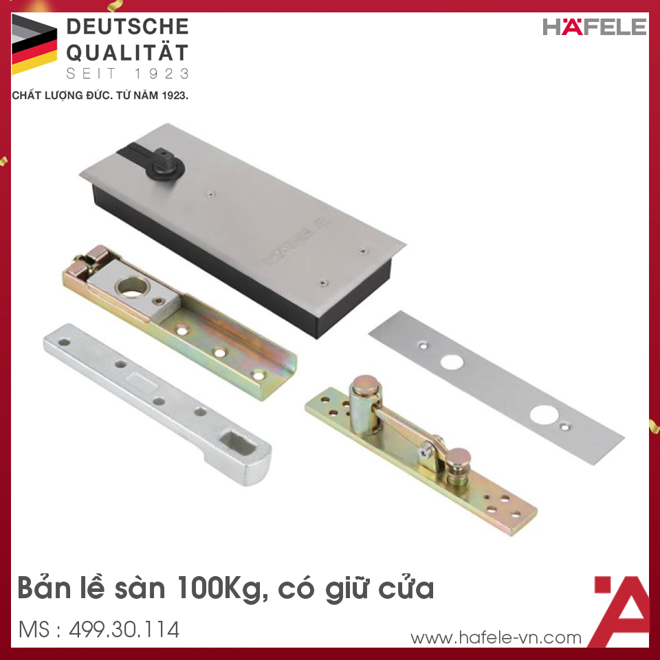 Bản Lề Sàn EN3 100Kg Hafele 499.30.114