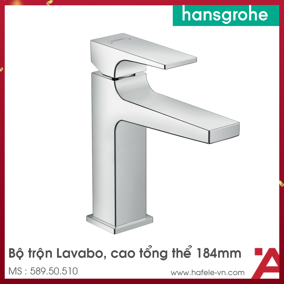 Vòi Trộn Lavabo Metropol 110 Hansgrohe 589.50.510