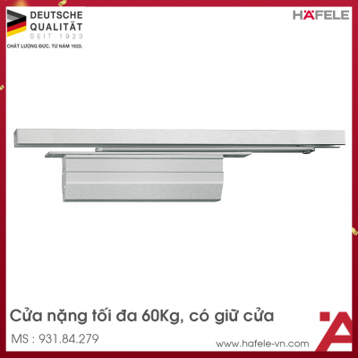 Tay Đẩy Hơi Cùi Chỏ Lắp Âm 60Kg Hafele 931.84.279