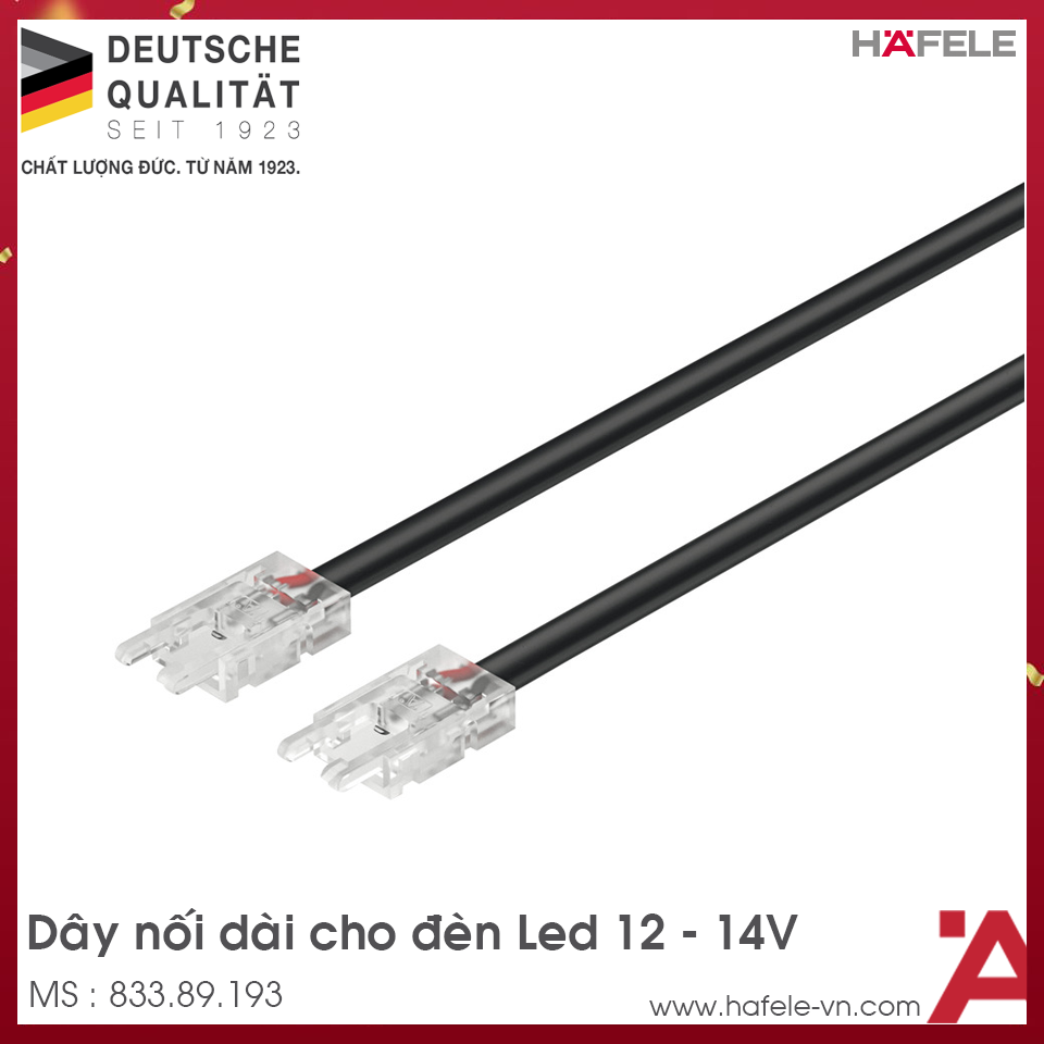 Dây Nối Cho Đèn Led Dây 8mm Hafele 833.89.193