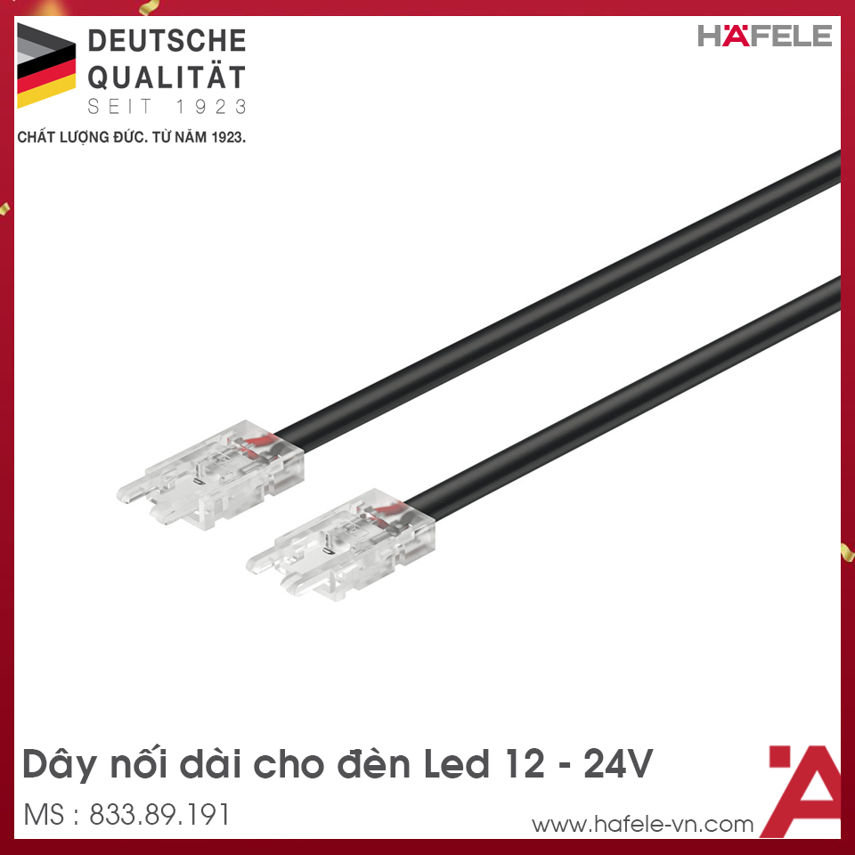 Dây Nối Cho Đèn Led Dây 8mm Hafele 833.89.191