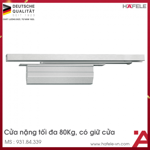 Thiết Bị Đóng Cửa Tự Động 80Kg Hafele 931.84.339