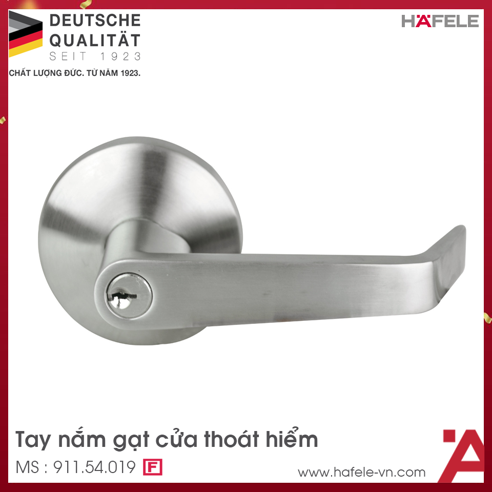 Tay Nắm Gạt Với Nắp Che Hafele 911.54.019