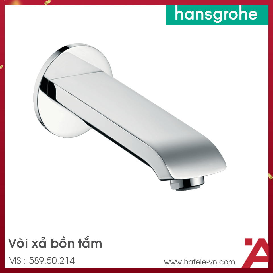 Vòi Xả Bồn Tắm Metris 165 Hansgrohe 589.50.214