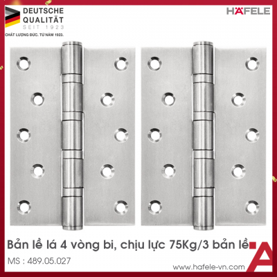 Bản Lề Lá 4 Vòng Bi Hafele 489.05.027