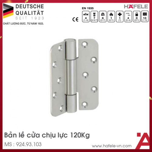 Bản Lề Chịu Lực 160Kg Hafele 924.93.103